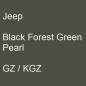 Preview: Jeep, Black Forest Green Pearl, GZ / KGZ.